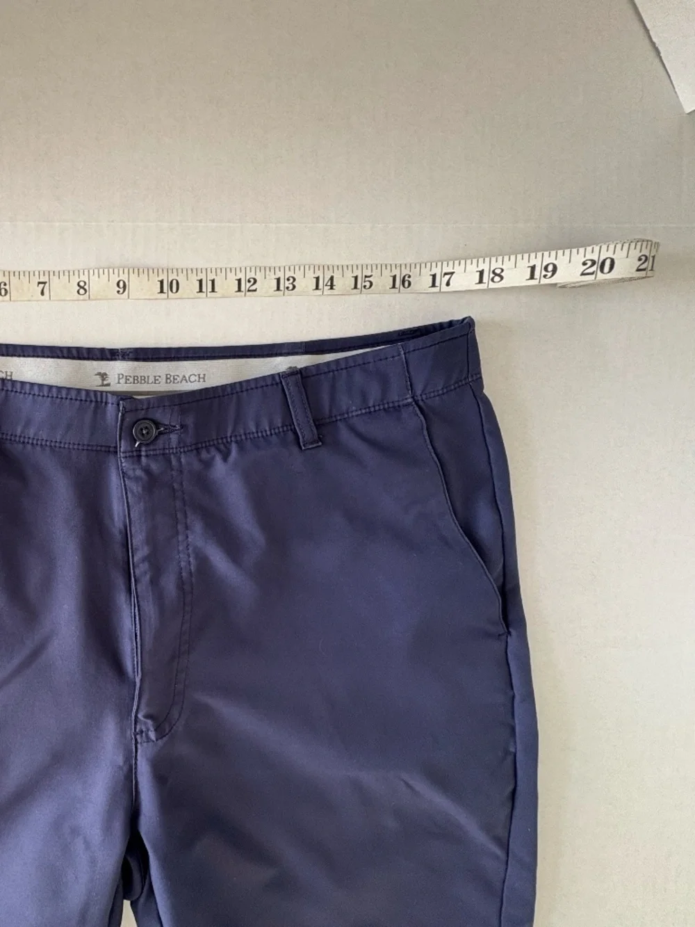 Pebble‎ Beach Blue Casual Golf Men's Shorts - Size 36.